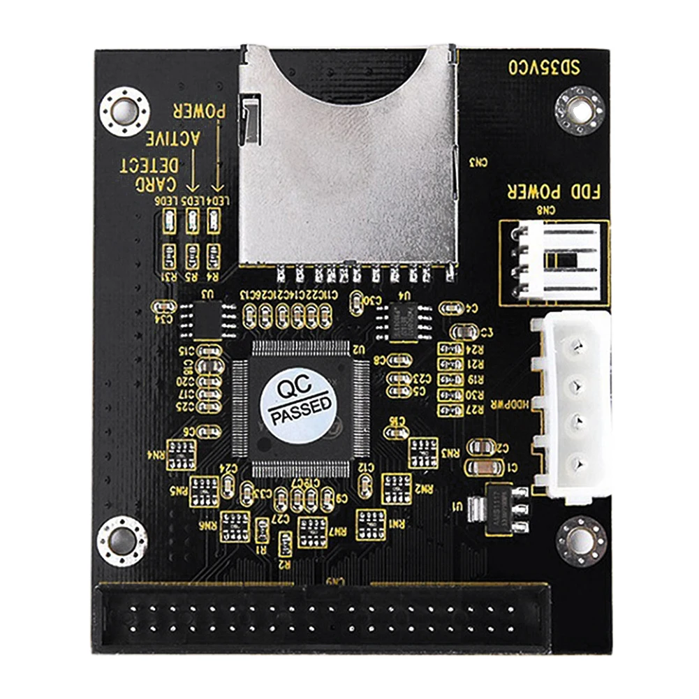 Tarjeta de expansión SD a IDE de 2,5 pulgadas, tarjeta de memoria SSD de 44 pines SD a IDE de 3,5 pulgadas, tarjeta de expansión de memoria de 5V para computadora portátil y tableta - imagen 4
