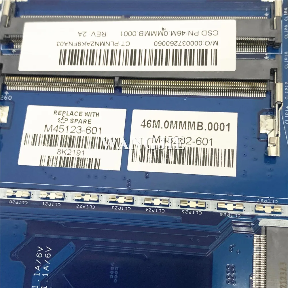 203035-2 para HP X360 15-ER0010CA 15-ER placa base de computadora portátil M45123-601 UMA i3-1115G4 ganancia 100% en funcionamiento - imagen 4