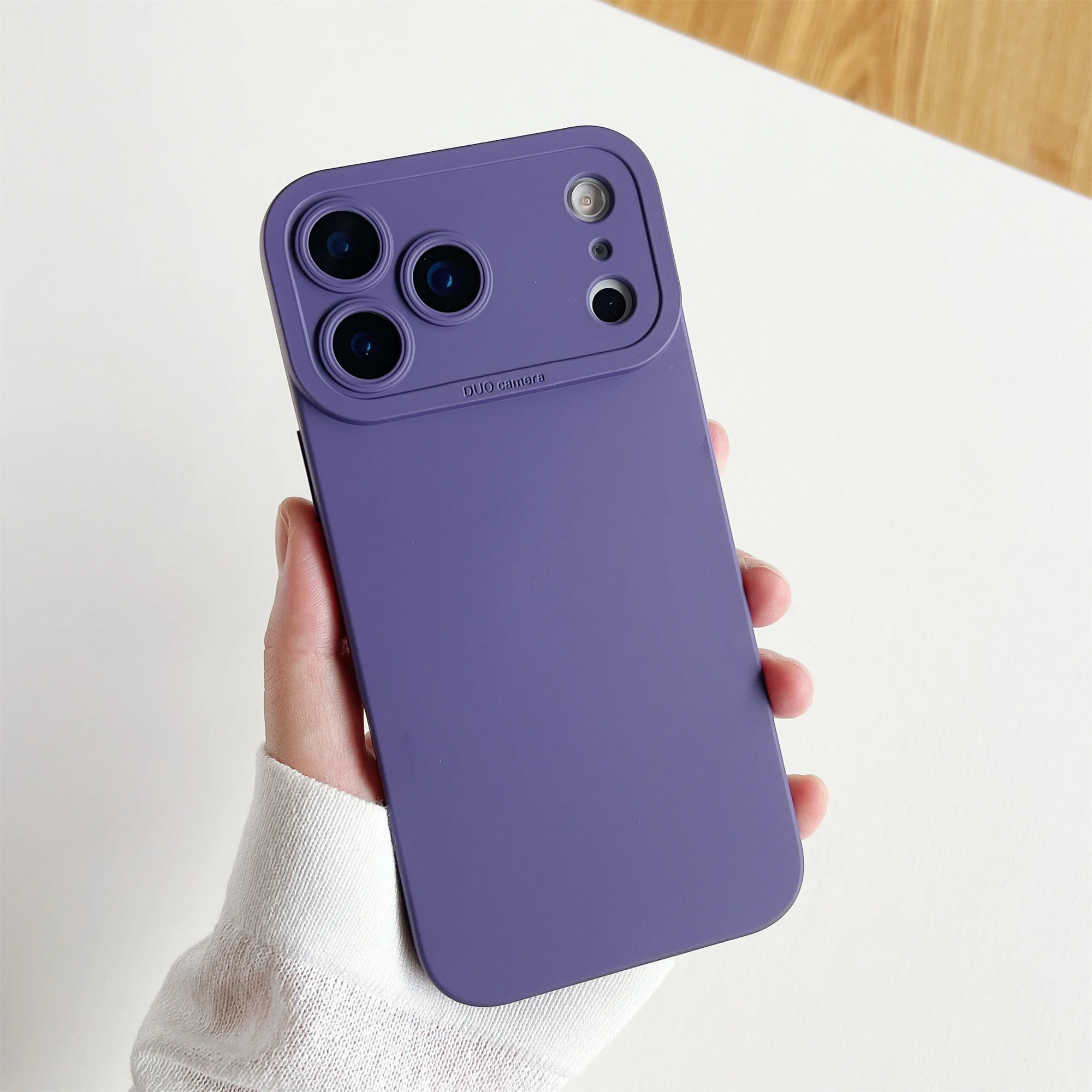 Para iPhone 17 16 15 Pro Max Plus cubierta de parachoques suave de TPU a prueba de golpes nueva funda de teléfono de silicona líquida amarilla para iphone 17 Pro Max