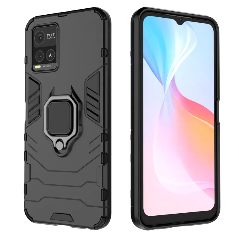Funda para Vivo iQOO 8 9 Pro iQOO9 SE Y55 Y55S Y76 Y76S 5G, carcasa protectora, soporte magnético, carcasa trasera - imagen 3