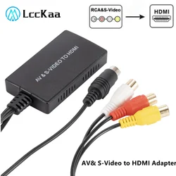 Convertidor AV/S-Video a HDMI - PS2/PS3 1080p/720p para HDTV