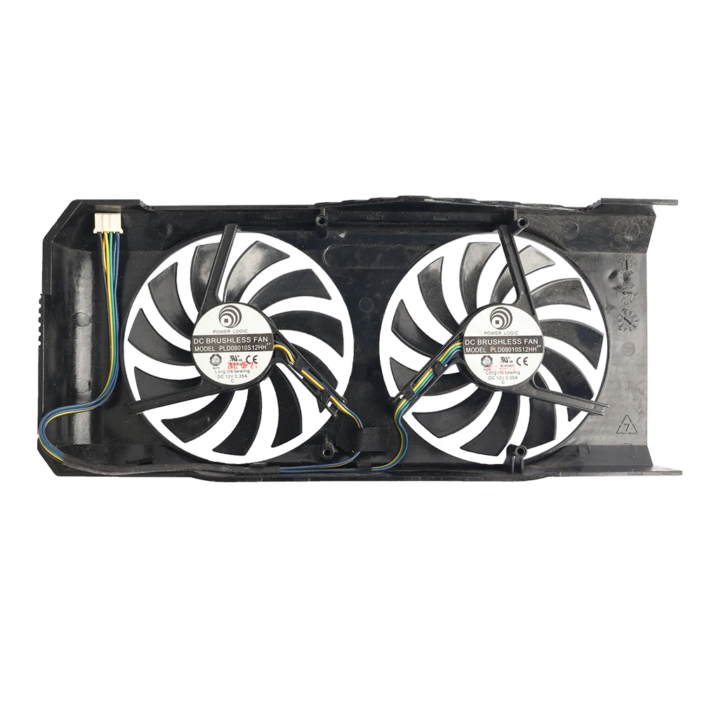 Ventilador de tarjeta de vídeo para N460 N560GTX V5 R7770-2PMD N460GTX + M2D 75MM PLD08010S12HH ventilador de repuesto para tarjeta gráfica - imagen 3