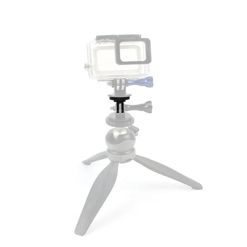 Convertidor Universal de tornillo 1/4, Mini adaptador de trípode para Gopro 13 12 11 10 9 8 7 Insta360 X4 X2 X3 R DJI OSMO Action 5Pro 4 cámara - imagen 5