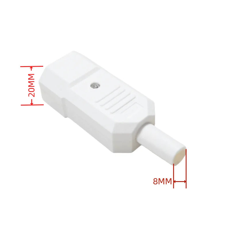 Enchufe macho IEC C13 10A 250V conector alimentación AC 3 pines - imagen 4