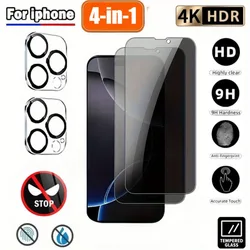 Película antiespía iPhone 16 Pro Max - Vidrio templado antigolpes