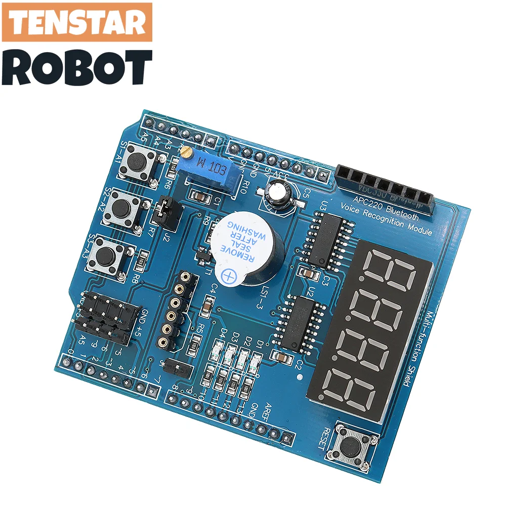 Placa de expansión multifuncional TS1003L basada en aprendizaje UNO LENARDO MEGA 2560 escudo multifuncional diversión DIY - imagen 5