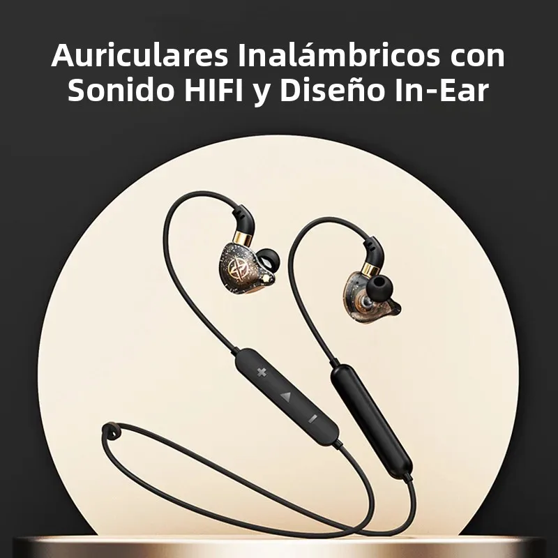 Auriculares inalámbricos Bluetooth con banda para el cuello, intrauditivos con micrófono, Auriculares de graves HIFI, Auriculares deportivos de alta calidad - imagen 3