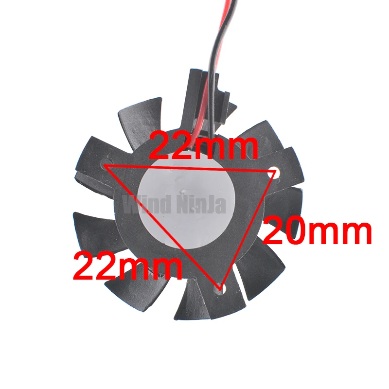 FS0504-S1212A06L 37mm 22x22x20mm DC5V 0.20A 1,0 W placa base disipador de calor ventilador de refrigeración para monitor de microordenador tarjeta gráfica - imagen 4