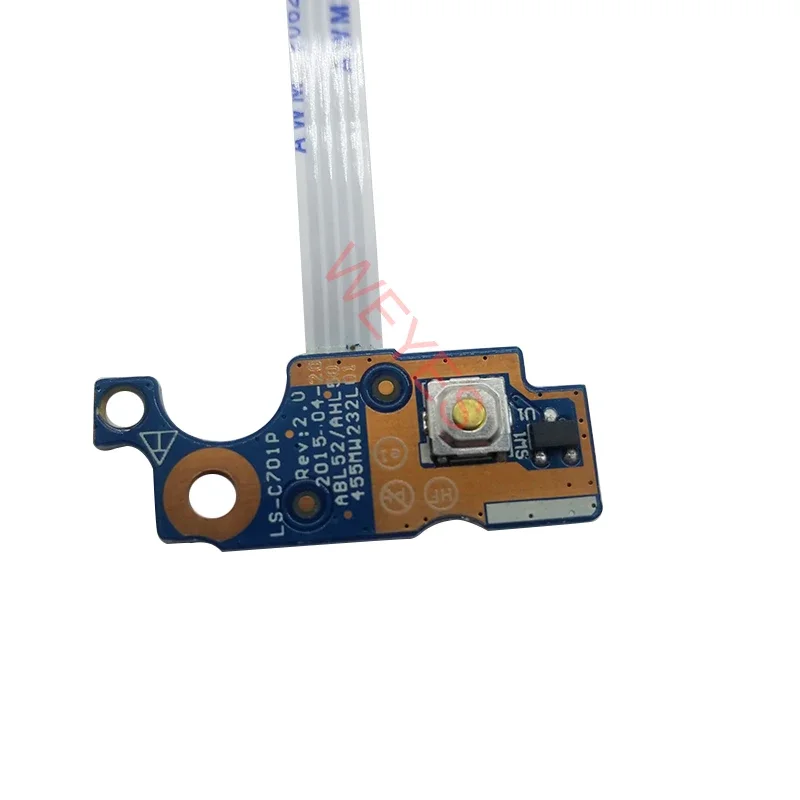 Placa de interruptor de botón de encendido para ordenador portátil, LS-C701P con Cable para HP 15-AC 15-A 15-AF15-AY ABL52 AHL50 - imagen 2
