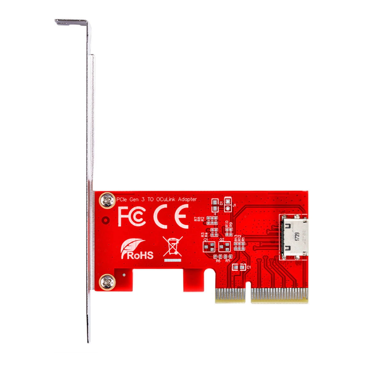 Tarjeta adaptadora PCI-E X4 a Oculink SFF-8612 interfaz U.2 PCIe 3,0 4x rendimiento duradero confiable rápido para transmisión de datos de alta velocidad - imagen 5