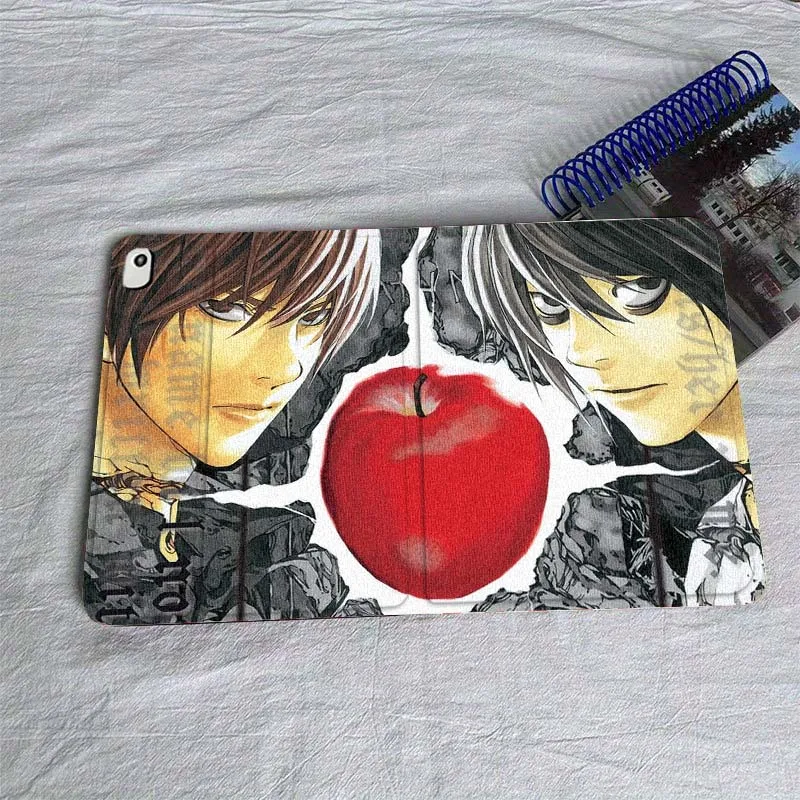 Death Note Anime Cool Art para iPad Pro Air Mini 1 2 3 4 5 6 7 7th 8th 9th 10th 11th 10,2 9,7 10,5 10,9 11 12,9 funda para tableta - imagen 2