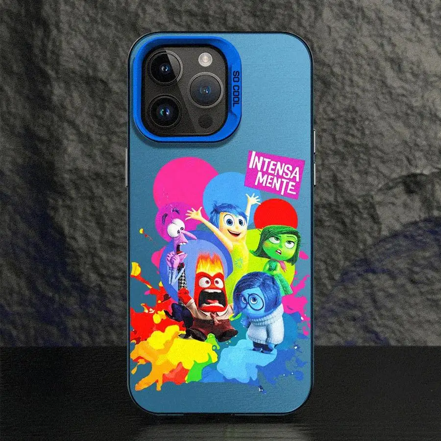 Funda de teléfono Disney Inside Out 2 para Apple iPhone 15 16 Pro Max 13 14 Plus 12 11 Pro plus mate a prueba de golpes - imagen 5