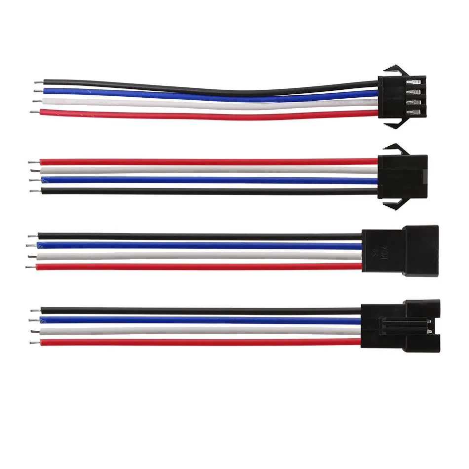 Cable de extensión LED JST SM de 2/3/4/5/6 Pines, conector macho y hembra para tira de luces RGB RGBW 3528 5050, 10CM - imagen 5