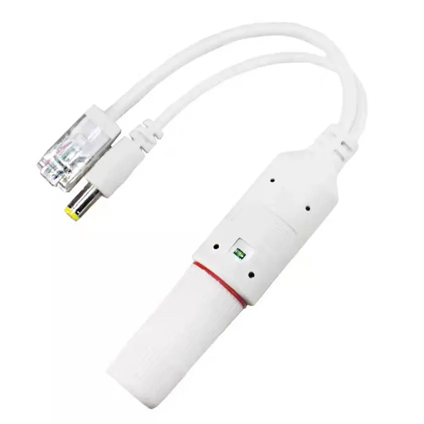 Divisor POE de 48V a 12V, adaptador de vídeo y corriente, módulo de fuente de alimentación, inyector, extensor para cámara IP, red AP - imagen 3