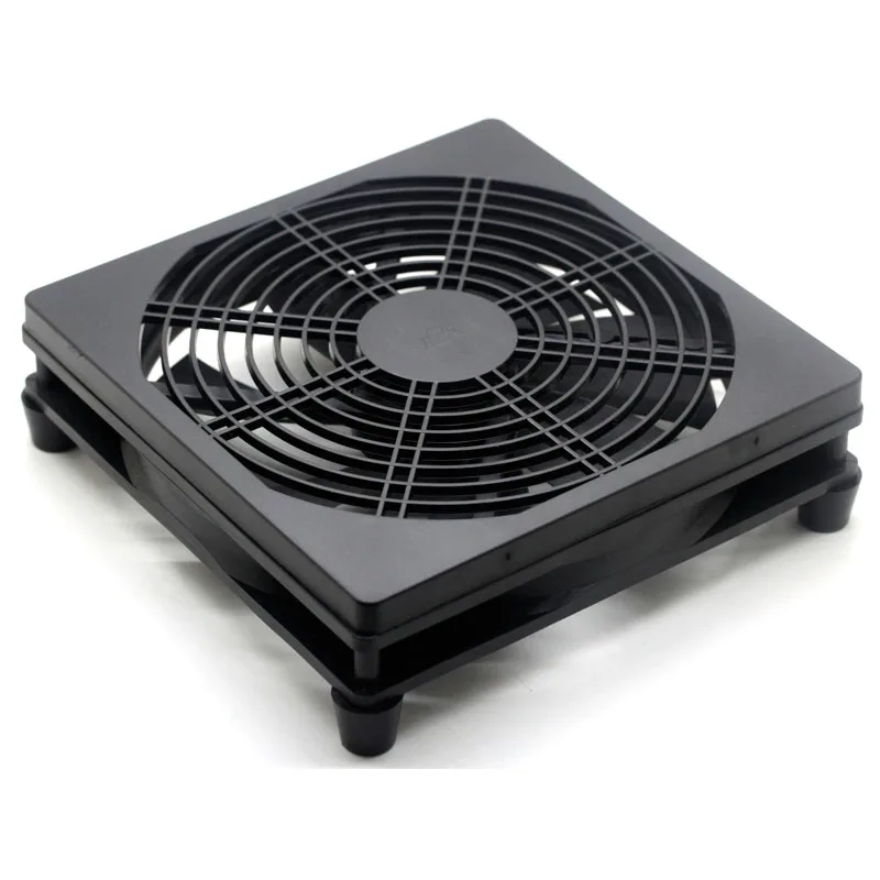 Amplificador de enrutador de tamaño grande, 18cm, 180mm, estante enfriador silencioso, decodificador, radiador de gato de banda ancha, control de ajuste de velocidad 180x180x25mm - imagen 3