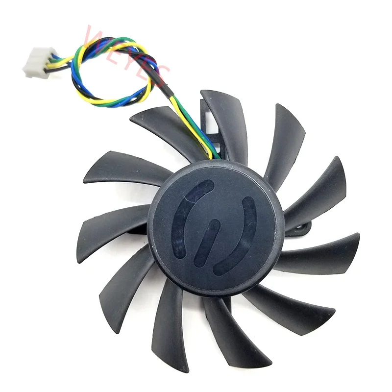 Ventilador de tarjeta gráfica para GTX460 550TI DASA0815R2U DC12V 0.60A 75MM diámetro refrigeración 4 pines - imagen 2