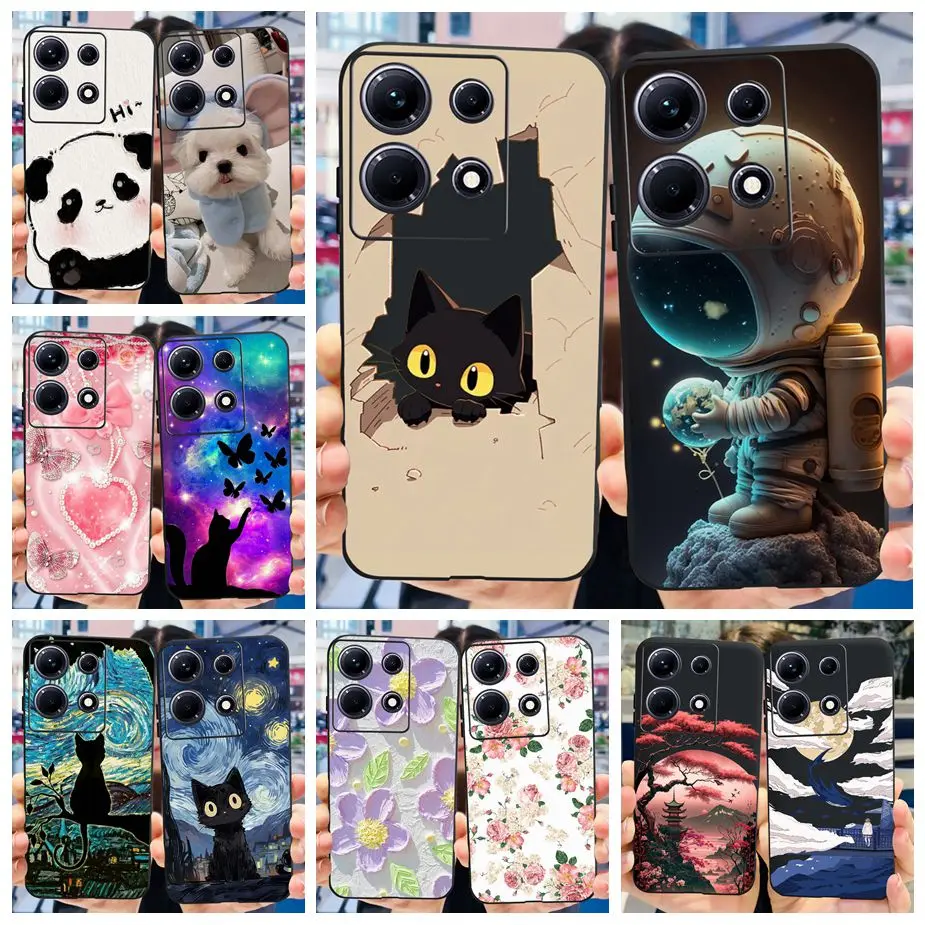 Para Infinix Note 30 Pro Funda Note 30i Linda funda pintada de moda Funda de silicona suave para Infinix Note 30 VIP Note30 Note30i Funda