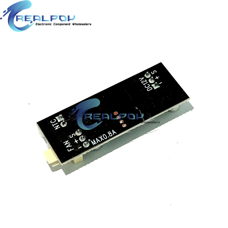 Individual 12V 0.8A DC PWM 2-3 cables ventilador Control de temperatura controlador de velocidad chasis ordenador módulo de reducción de ruido NTC B 50K 3950 - imagen 5