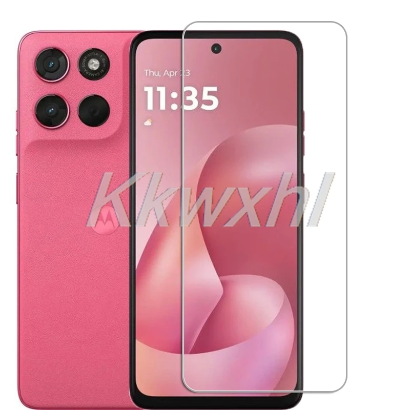 1/2 Uds para Motorola Moto G57 Power cubierta de vidrio templado en MotoG57Power MotoG57 G57Power G100s Protector de pantalla película transparente - imagen 2