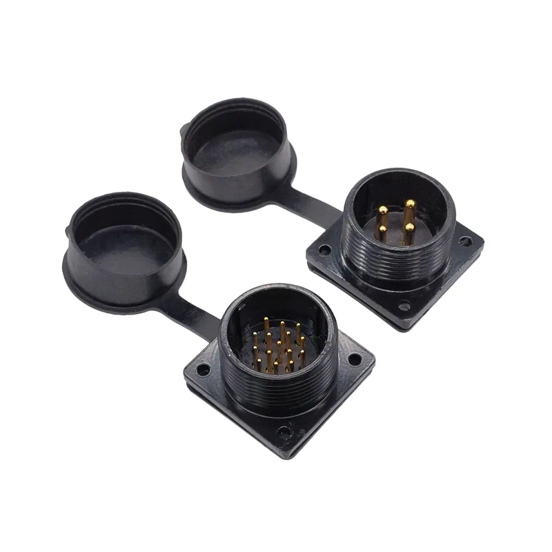 Conectores de máquina herramienta YD28 4 pines 3P + E YD28K15T enchufe protector de Metal y enchufe conector de servomotor - imagen 3