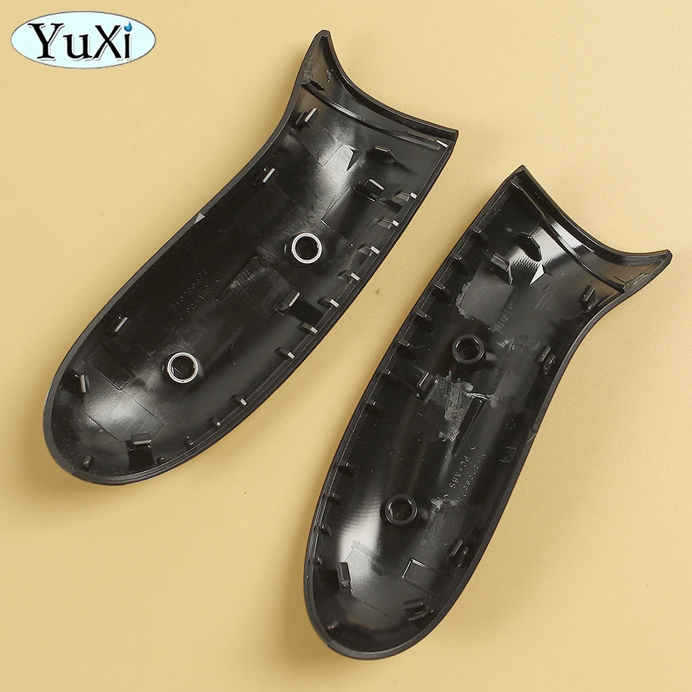 1 par de manijas traseras para controlador Xbox One Slim S, empuñaduras LR, Panel trasero de plástico, reemplazo de placa frontal de piel blanca y negra - imagen 5