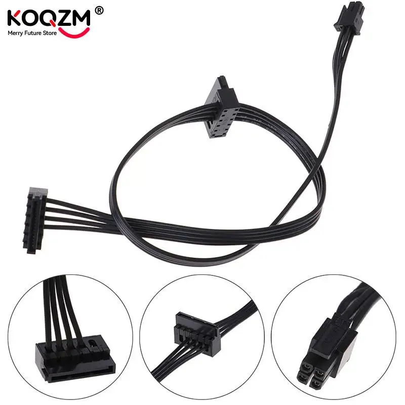 Cable MINI de 45CM para fuente de alimentación Lenovo, 4 pines, 2 SATA, interfaz de placa principal, 4 pines a dos SATA SSD, 1 unidad - imagen 2