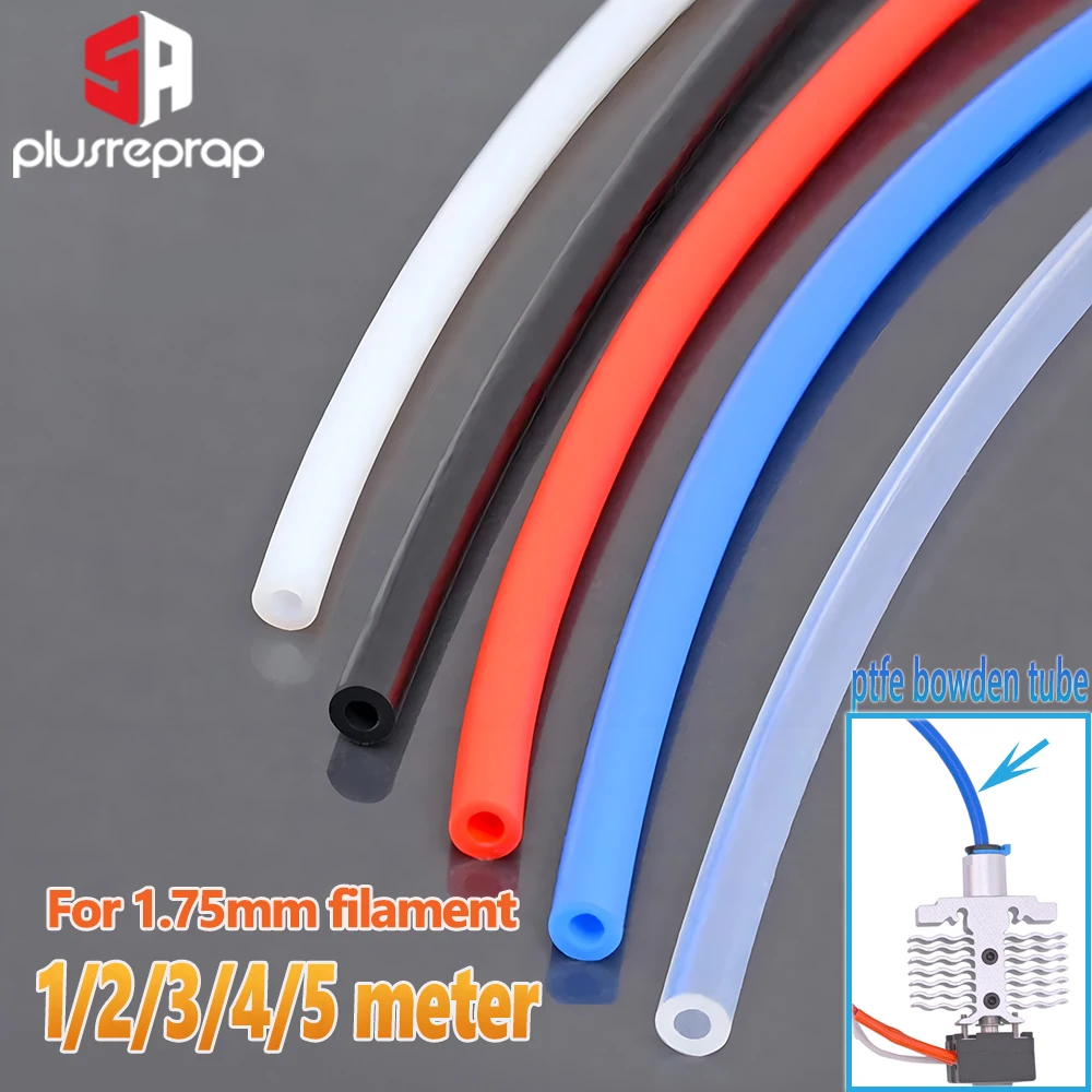 Tubo Bowden de PTFE para impresora 3D, 1/2/3/4/5 metros, para filamento Creality de 1,75mm, Ender 3 V2 Pro Max Ender-5 serie CR-10 - imagen 3