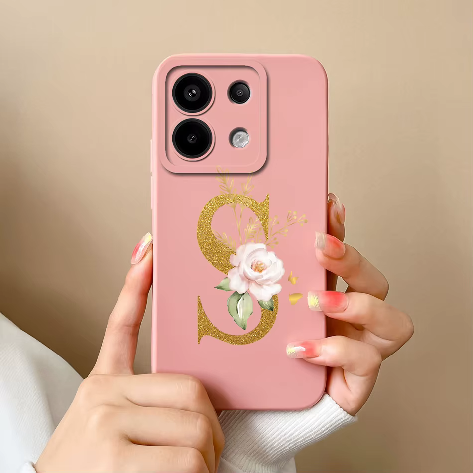 Funda Silicona Poco X6 Pro 5G – Protección Cámara Negro Rosa - imagen 3