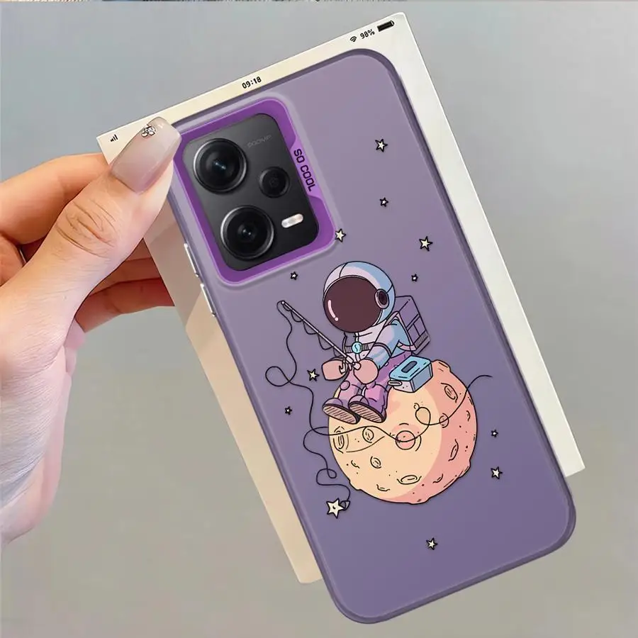Funda para Xiaomi Redmi A5 14C A1 A2 Plus 13C 10C 12C K60 9C 9T funda trasera para teléfono astronauta espacial genial - imagen 2