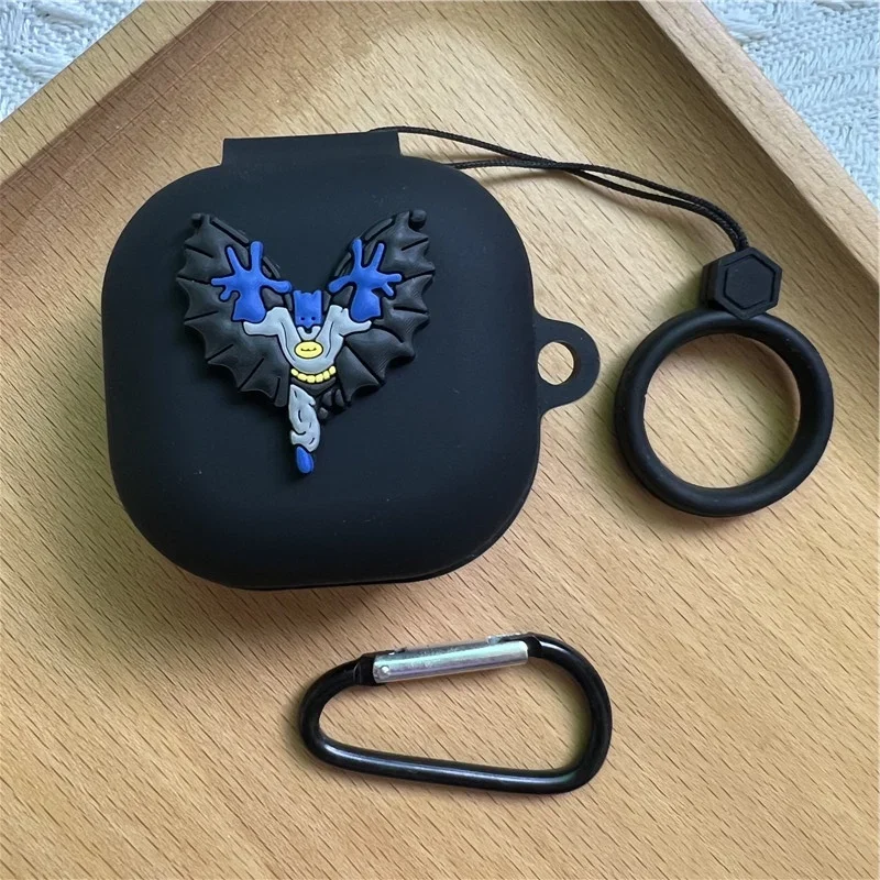 Funda de auriculares de dibujos animados para Anker Soundcore R50i/P20i, funda protectora de silicona suave para auriculares con correa para el dedo - imagen 3