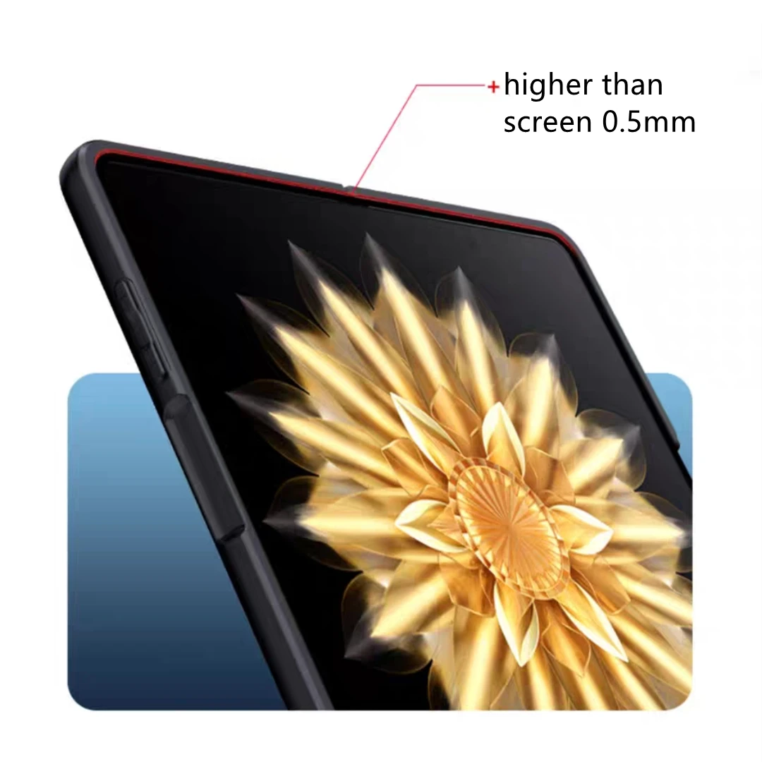 Para Honor Magic V2 Funda Honor Magic V2 Funda dura transparente PC a prueba de golpes Cámara cubierta completa parachoques trasero Honor Magic V2 - imagen 4