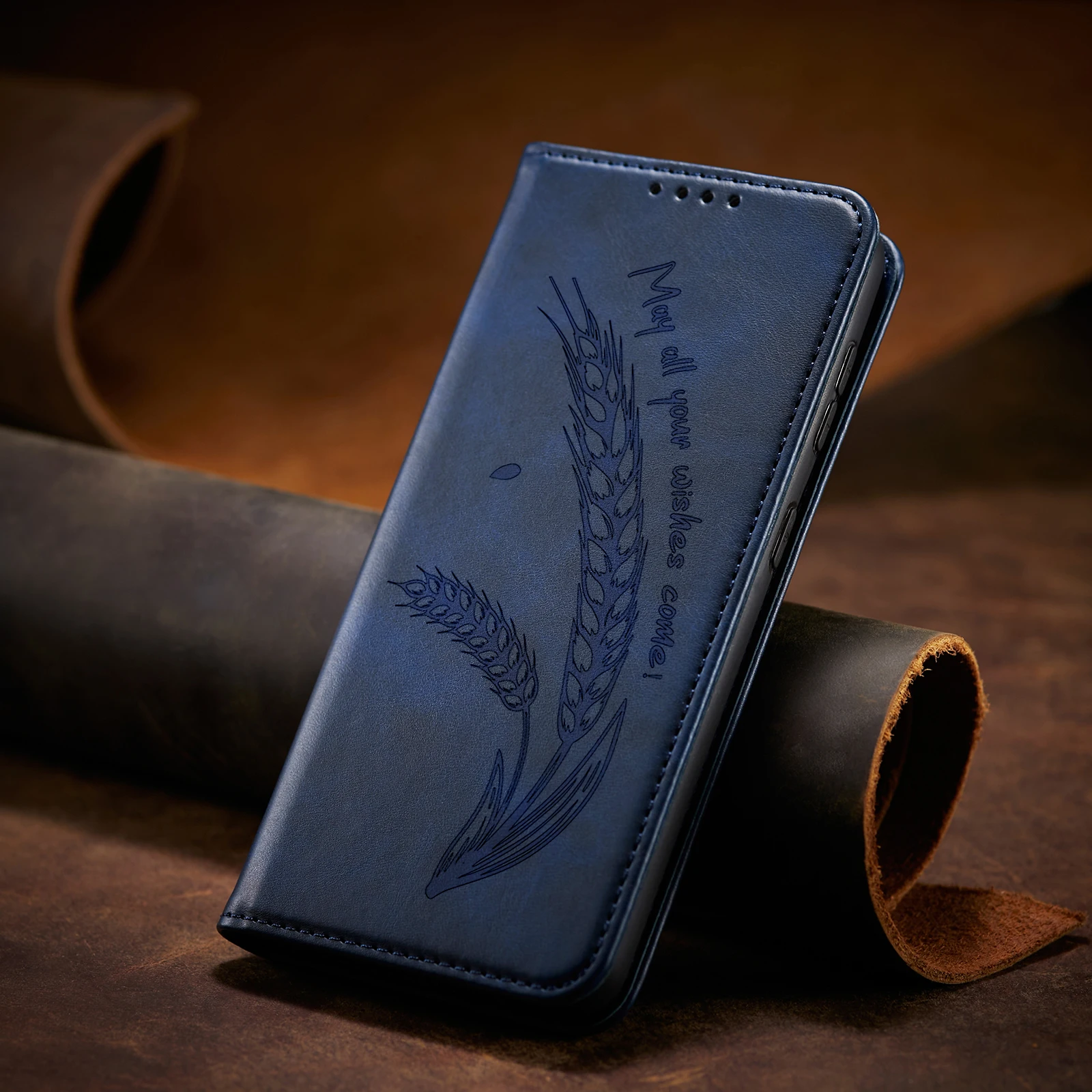 Funda de cuero magnética para teléfono Samsung Galaxy A13 A23 A33 A53 A73 A14 A24 A34 A54 A15 A25 A35 A55 A04s A05s - imagen 2