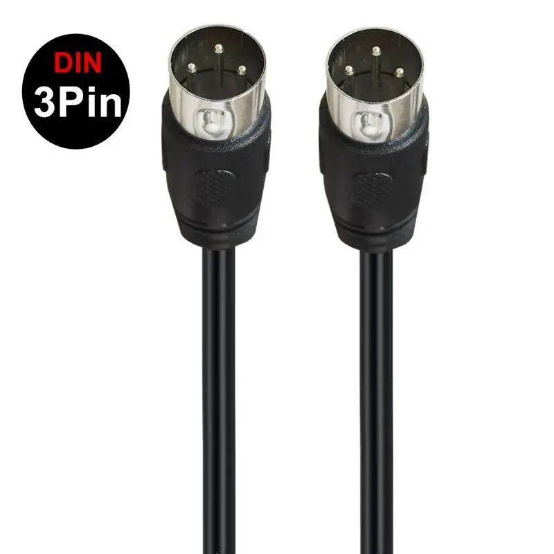 Cobre puro DIN 3 pines grande 3 núcleos macho y hembra Audio y vídeo fuente de alimentación de CA 220V 16A cable de conexión de equipo médico - imagen 3