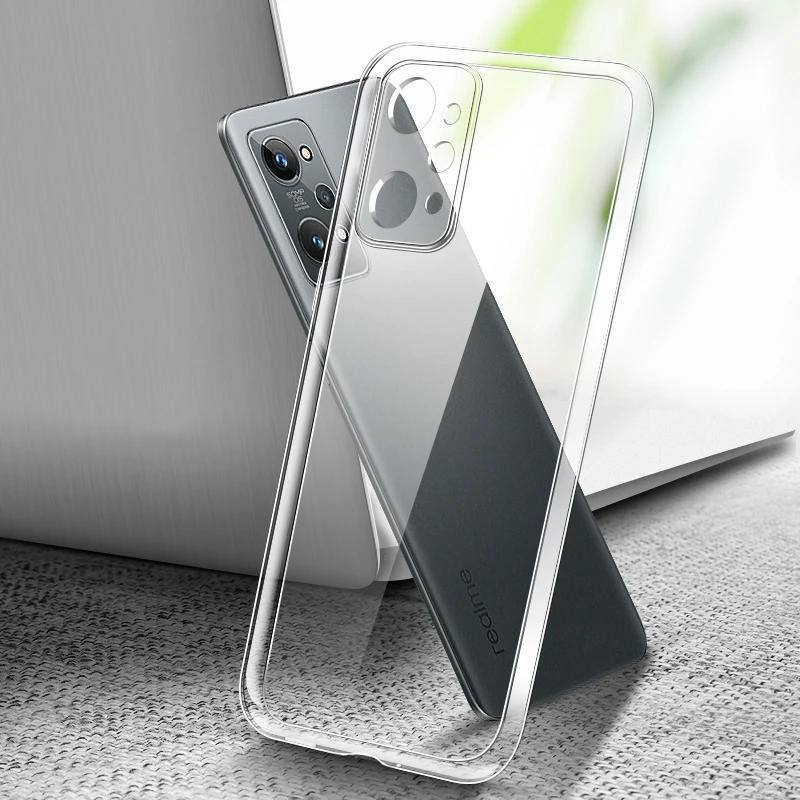 Funda de teléfono transparente ultrafina para Realme GT 5G GT2 Pro Neo Neo2 Neo3 2 3 2T 3T Explorer Master funda trasera transparente de silicona suave