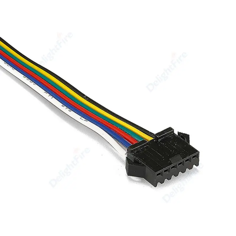 Conector SM de 6 pines, conector para tira de LED RGBWW con cable de 15cm 22AWG, Terminal de cable JST SM, enchufe macho hembra para batería de tira Led - imagen 2