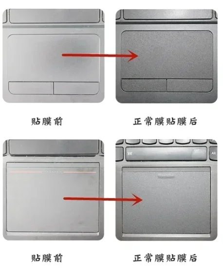 Precortado 1 Uds Touchpad Trackpad pegatina de piel cubierta para Lenovo Thinkpad T14 P14S Gen 4 3 2 1 T16 P16S - imagen 4