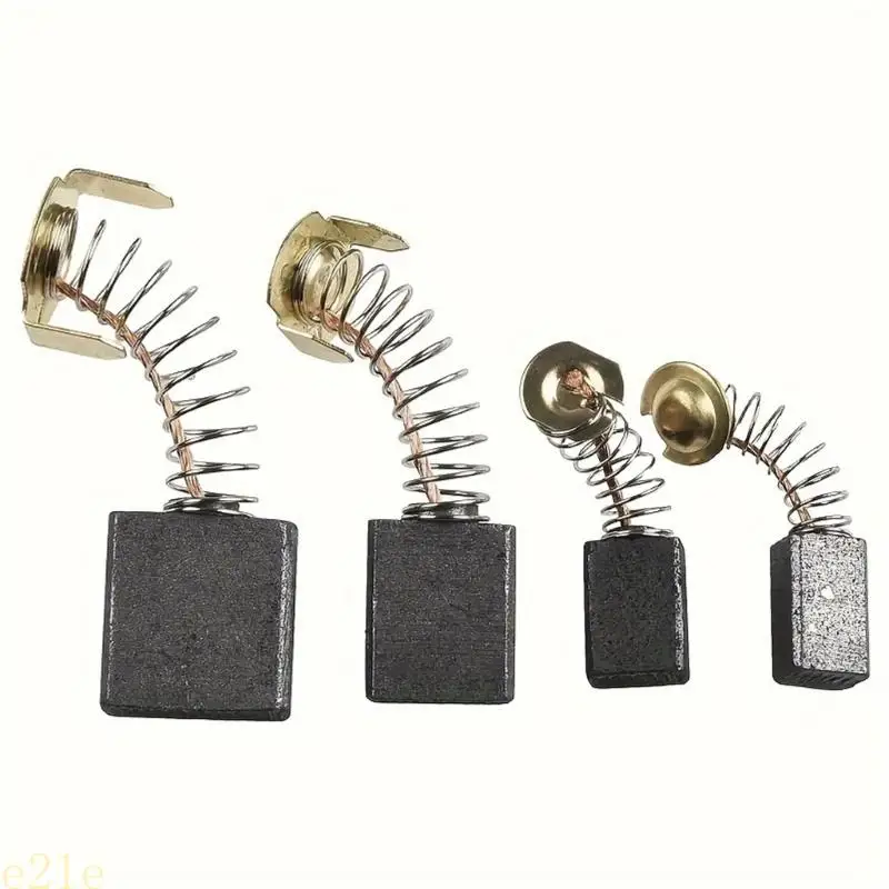 E21E 20pcs Motor eléctrico Cepillos carbono 10 Mezcla cobre diferente tamaño cepillo para reparación - imagen 5
