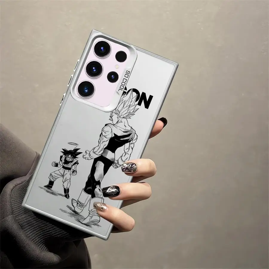 Funda trasera de teléfono para Samsung Galaxy Note 20 Ultra S21 S20 Plus S23 S23 S24 FE S22 S25 guapo Dragon Ball Goku - imagen 3