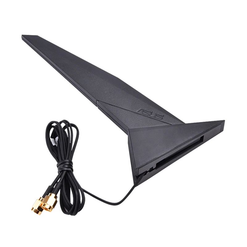 Antena de tarjetas de red de placa base ASUS Original 2,4G/5G/6G WiFi6e antena magnética de tres bandas para ROG Z390 Z490 X570 B460 B360 - imagen 5