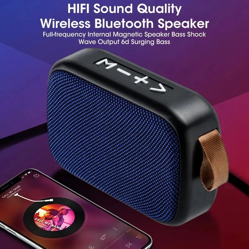 Barra de sonido inalámbrica portátil, batería de 500mAh, Bluetooth 5,0, deporte interior y exterior, alta fidelidad, altavoces personalizados de alta calidad