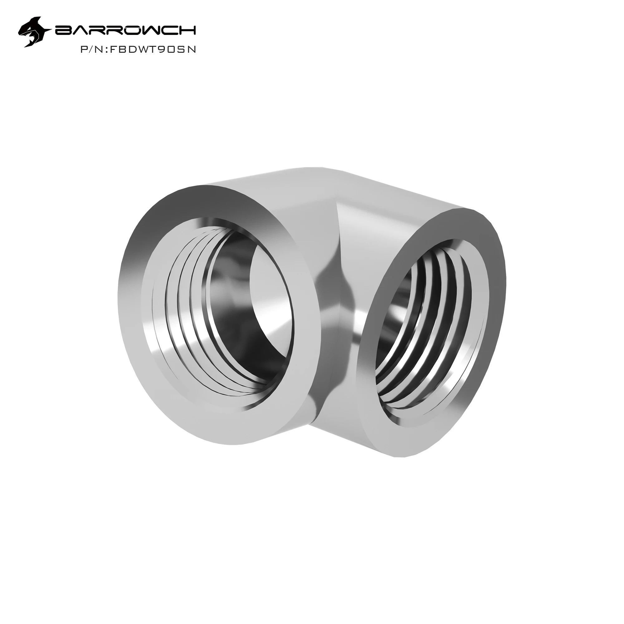 Accesorio de refrigeración por agua para carretilla, adaptador de rosca hembra doble G1/4 de 90 grados - imagen 4