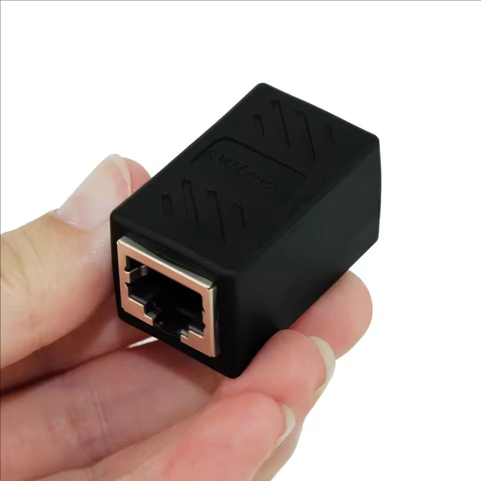 Puerto RJ45 hembra a hembra, conector divisor LAN Ethernet de red, cabezal de transferencia, acoplador adaptador RJ45, enchufe CAT5 CAT6 - imagen 5