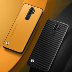 Funda Antigolpes OPPO A9 y A5 2020 Silicona Mate PU Cuero