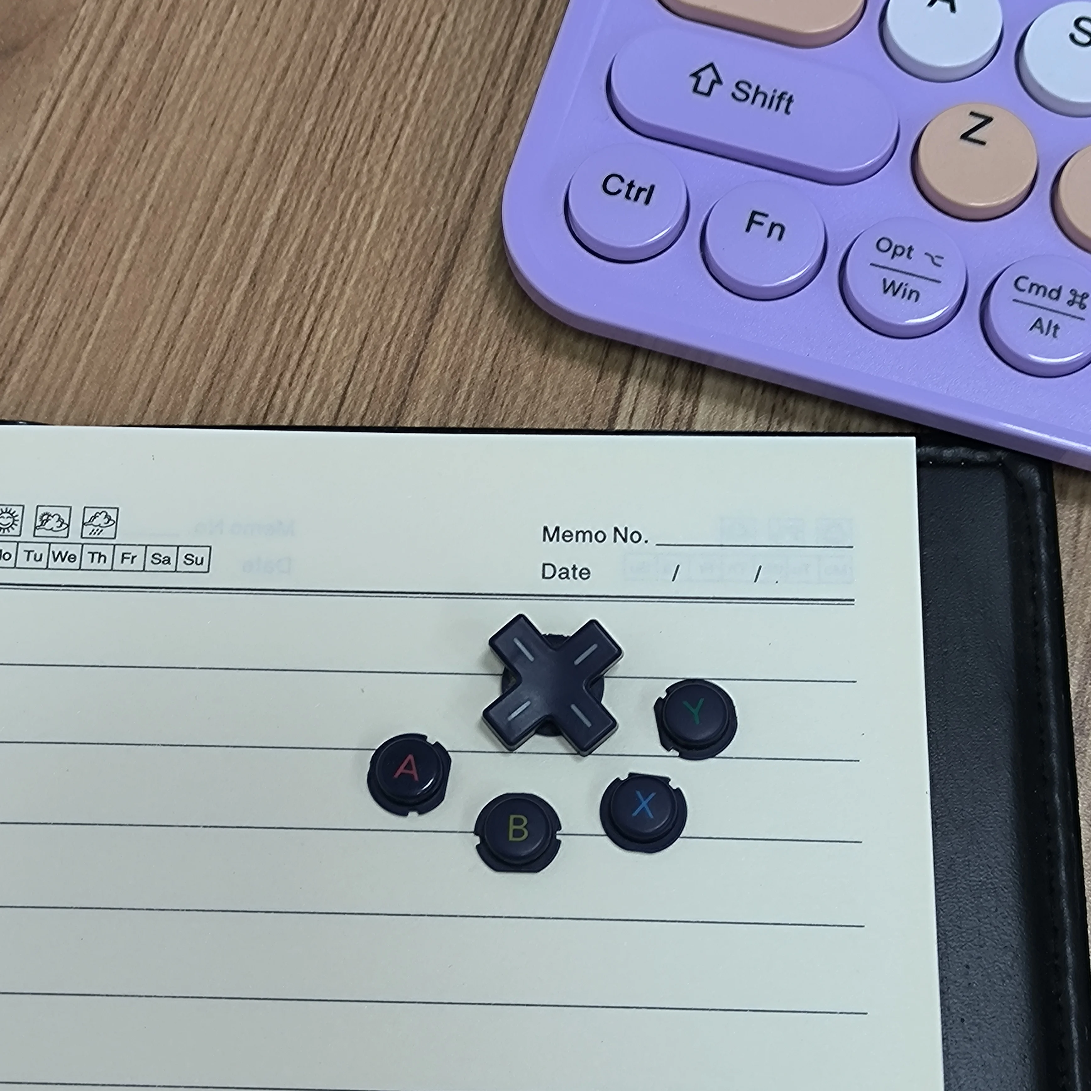 Nuevo Juego de llaves de botones cruzados ABXY de desmontaje Original 3DS XL/LL para la nueva consola 3DS XL/LL