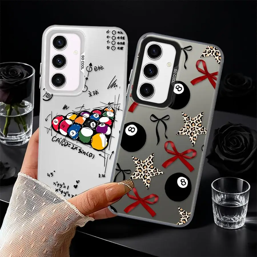 Funda trasera de teléfono para Xiaomi Poco X5 X3 NFC X3 Pro F4 C50 C51 F3 GT con estampado de leopardo y lazo de estrella - imagen 3