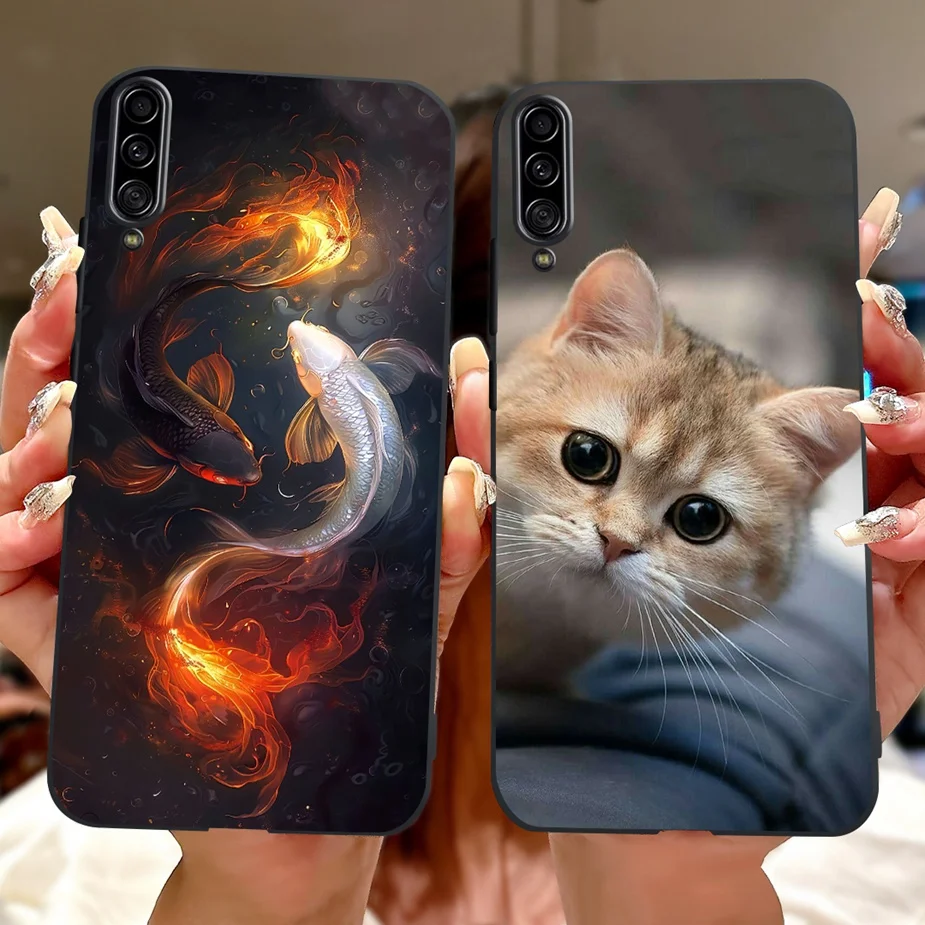 Para Samsung Galaxy A90 5G funda SM-A908B Cool Dragon pintado funda suave delgada funda de teléfono para Samsung A90 A 90 5G funda trasera Fundas - imagen 5