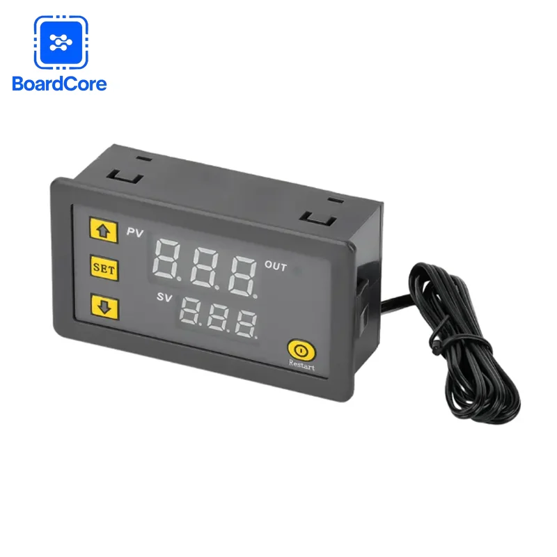 Módulo de termostato Digital W3230, placa controladora de temperatura con pantalla LED de 12V/24V/220V 20A con calefacción/refrigeración y Sensor - imagen 3