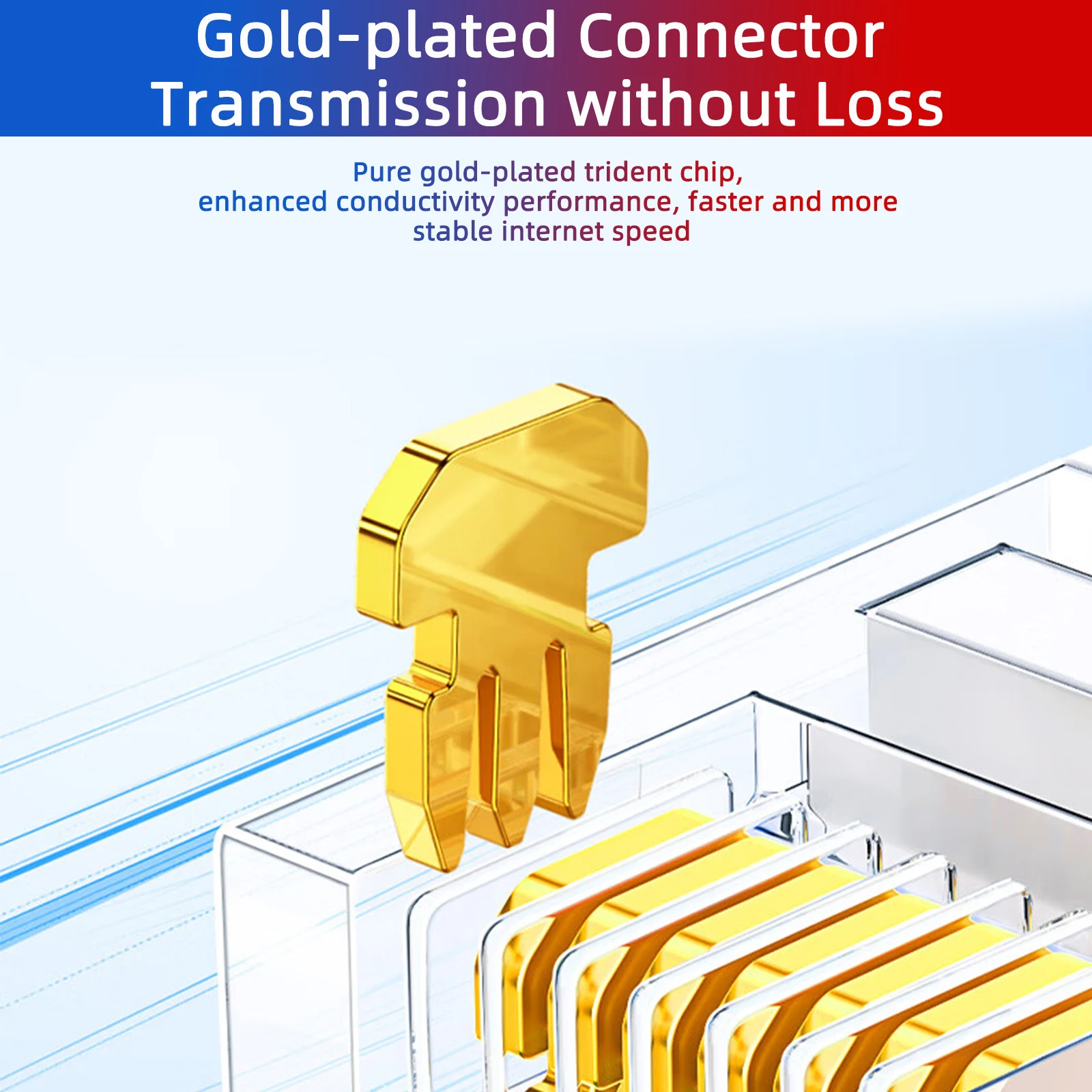 Cable Ethernet CAT8 40Gbps 2000MHz Cable LAN RJ45 de alta velocidad plano y redondo para juegos PS5 enrutador servidor de TV inteligente Cable de conexión Cat8 - imagen 5