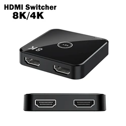 Conmutador HDMI 2.1 bidireccional 8K 60 Hz / 4K 120 Hz