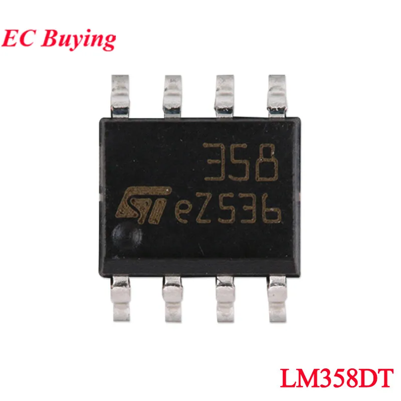 10 uds/5 uds LM358 LM358D LM358DT SOIC-8 358 LM358DR Chip amplificador operacional Dual de baja potencia IC